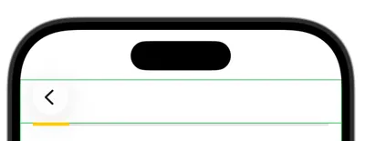 ProgressView is correctly positioned below the navigation bar